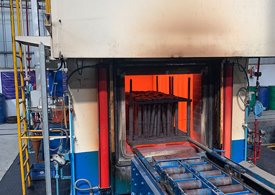 CONTINOUS TEMPERING MACHINE