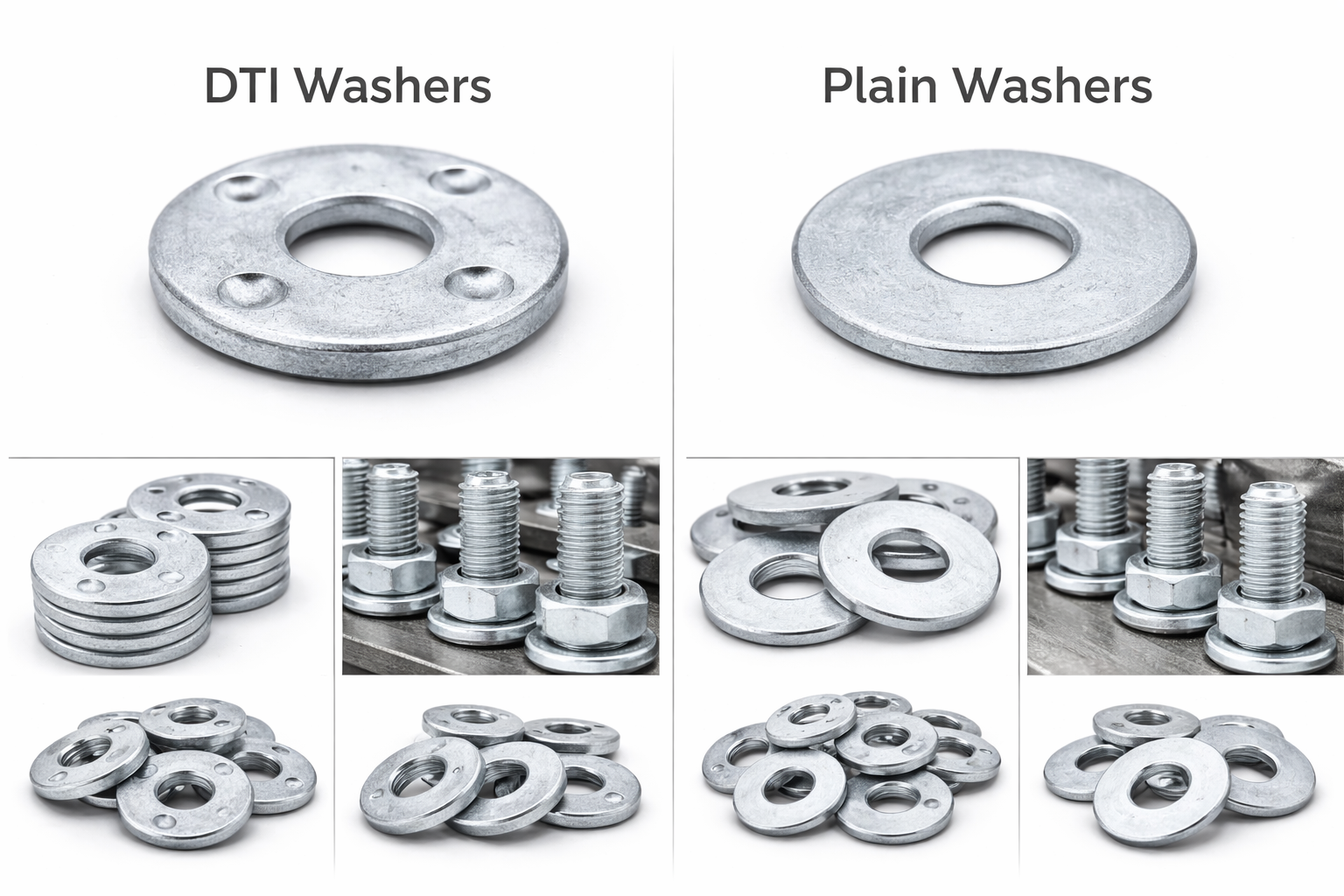 DTI AND PLAIN WASHERS